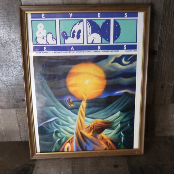 Framed Magazine Cover Walt Disney World Eyes & Ears Magazine August 4 1994 - Picture 2 of 4